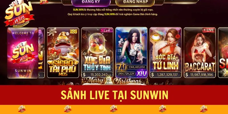 Sảnh Live tại SUNWIN